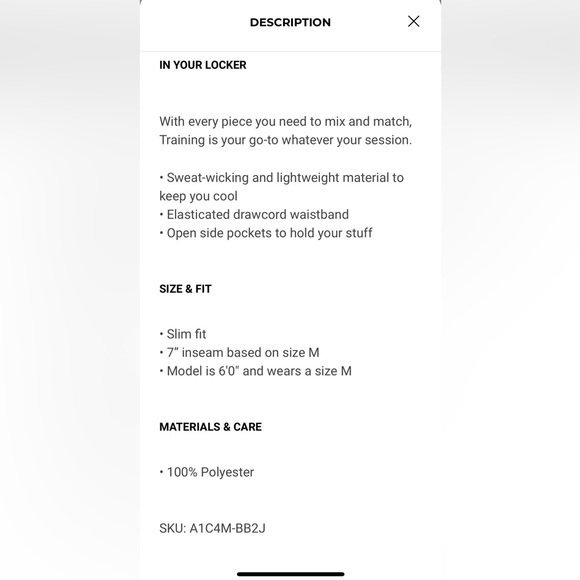 New! GymShark TRAINING SHORTS
Slim Fit - Picture 6 of 7